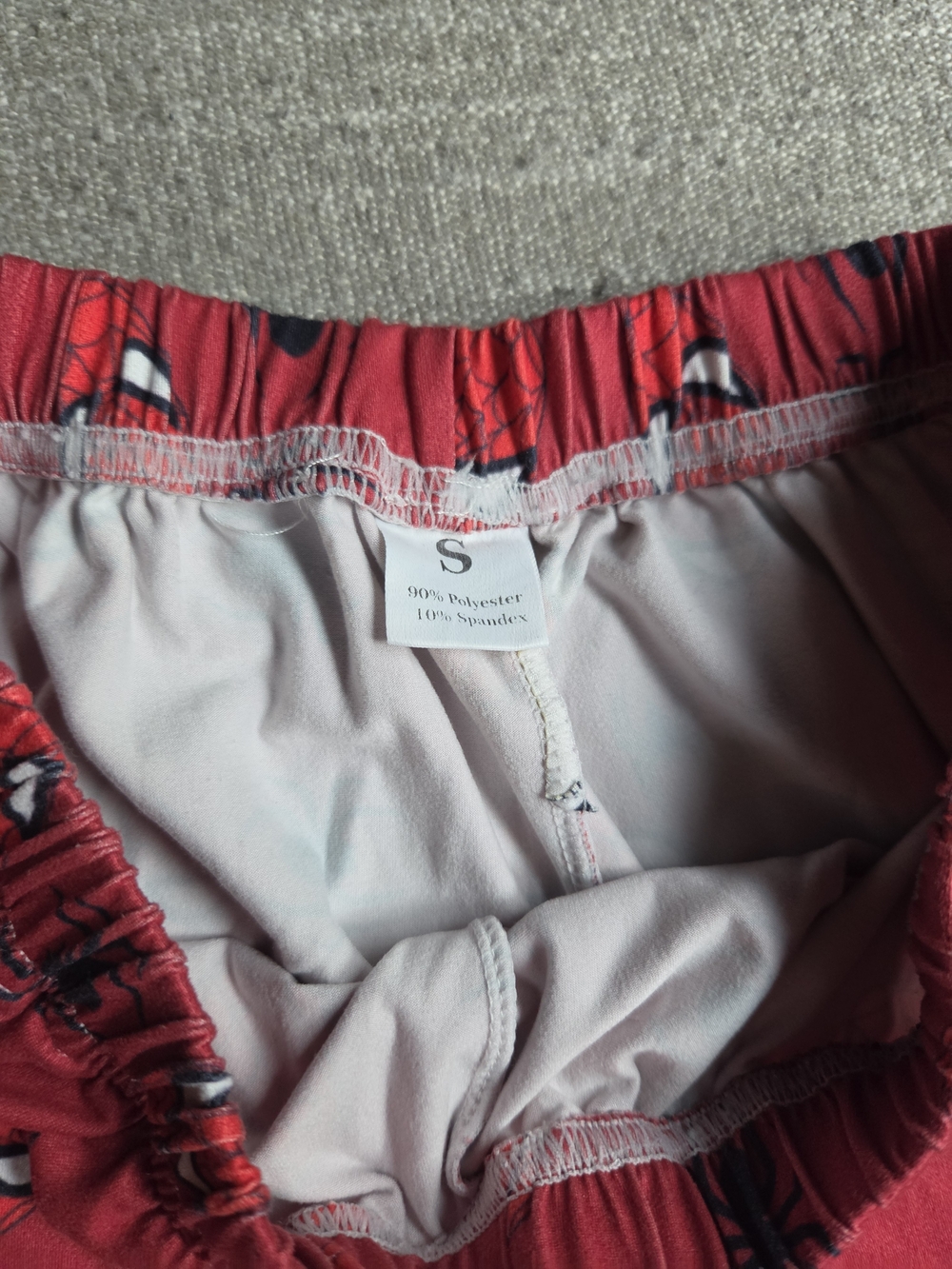 Red SpiderMan Print Pajama Pants - Picture 2 of 2